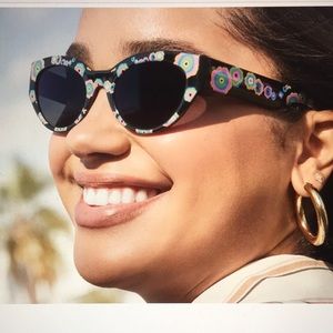 Zenni Cynthia Rowley Flower Cat Eye Glasses Frames - No Prescription